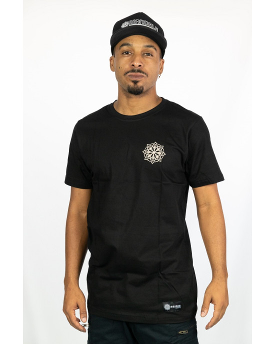 T-shirt Mandala Sacred Balance Μαύρο