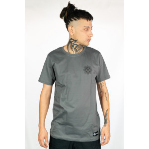 T-shirt Mandala Sacred Balance Γκρι