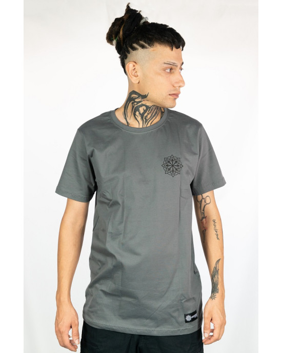 T-shirt Mandala Sacred Balance Γκρι