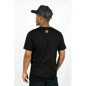T-shirt Mandala Solar Μαύρο