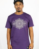 T-shirt Mandala Solar Μωβ