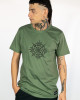 T-shirt Mandala Solar Sigil Χακί