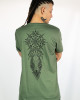 T-shirt Mandala Solar Sigil Χακί
