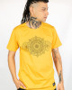 T-shirt Mandala Solar Kίτρινο
