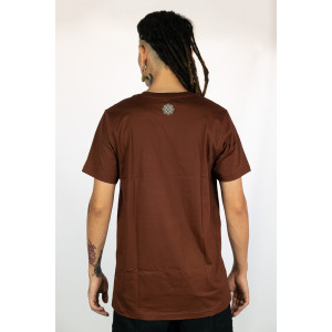 T-shirt Mandala Spirit Καφέ