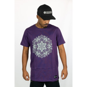 T-shirt Mandala Spirit Μωβ