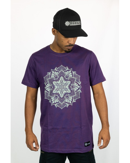 T-shirt Mandala Spirit Μωβ