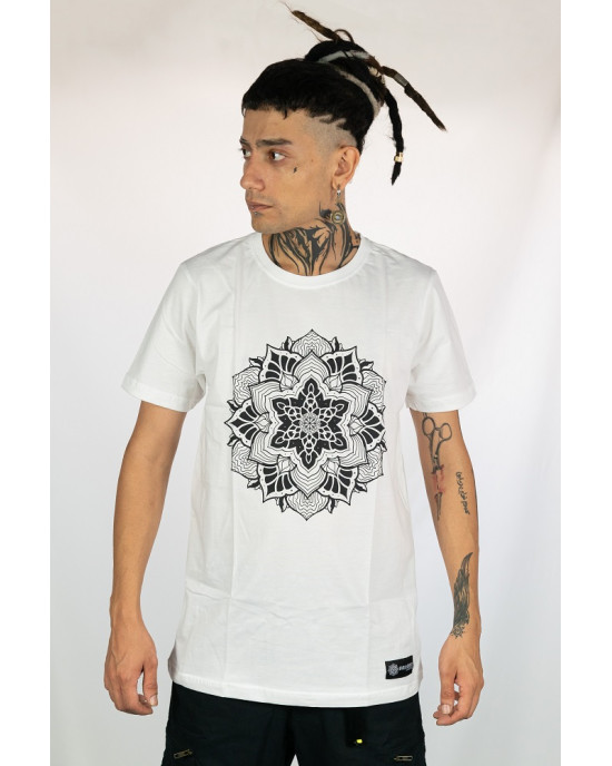 T-shirt Mandala Spirit Λευκό T-shirt Mandala Spirit Λευκό