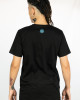 T-Shirt Mandala Vortex Eye Μαύρο