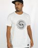 T-Shirt Mandala Vortex Eye Λευκό
