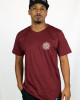 T-Shirt Mandala Wasp Μπορντό