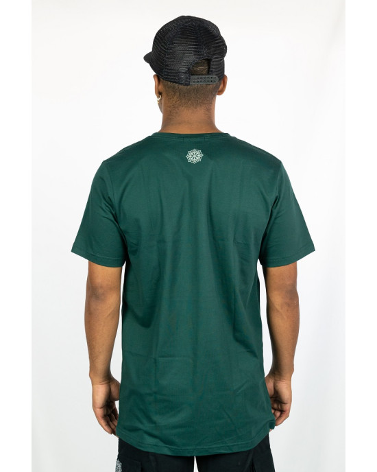 T-shirt PsySkull Shroom – Σκούρο Πράσινο