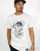 T-shirt PsySkull Shroom Λευκό