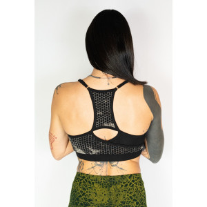 Γυναικείο Crop Top Geometric Racerback