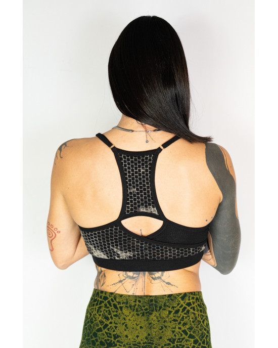 Γυναικείο Crop Top Geometric Racerback Γυναικείο Crop Top Geometric Racerback