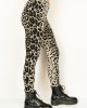 Κολάν Animal Print Leopard Άσπρο