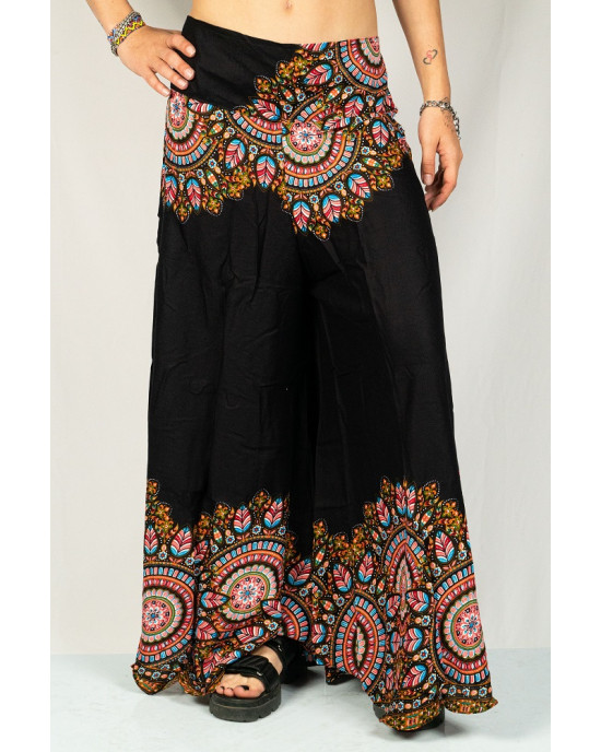 Παντελόνα Mandala Paisley Bloom Μαύρη Παντελόνα Mandala Paisley Bloom Μαύρη