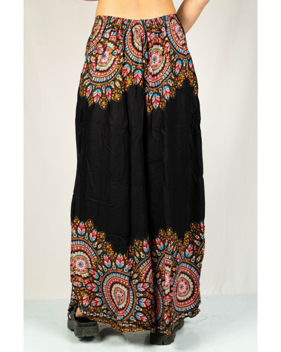Παντελόνα Mandala Paisley Bloom Μαύρη Παντελόνα Mandala Paisley Bloom Μαύρη