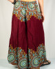 Παντελόνα Mandala Paisley Bloom Μπορντό