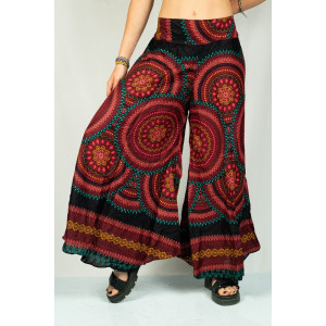 Παντελόνα Mandala Tribal Sun Μαύρη