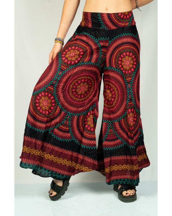 Παντελόνα Mandala Tribal Sun Μαύρη Παντελόνα Mandala Tribal Sun Μαύρη