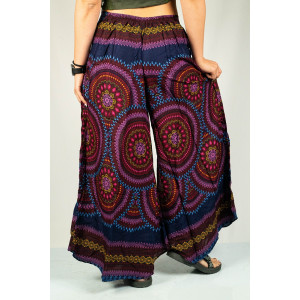 Παντελόνα Mandala Tribal Sun Σκούρο Μπλε