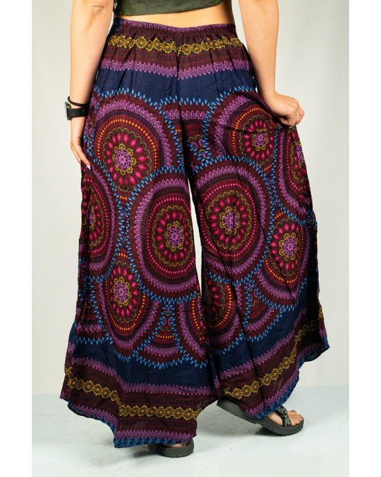 Παντελόνα Mandala Tribal Sun Σκούρο Μπλε
