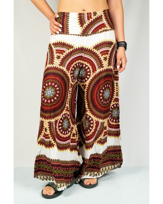 Παντελόνα Mandala Tribal Sun Λευκή Παντελόνα Mandala Tribal Sun Λευκή