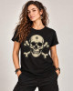 T-Shirt Mandala Skull – Μαύρο