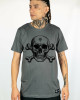 T-Shirt Mandala Skull – Γκρι