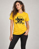 T-Shirt Mandala Skull – Κίτρινο