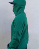 Half Zip Φούτερ Hoodie 2zip Πράσινο