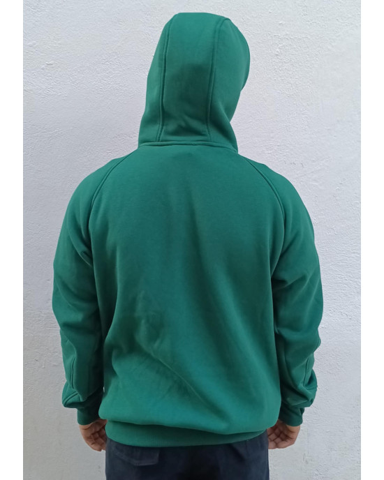 Half Zip Φούτερ Hoodie 2zip Πράσινο