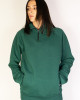 Half Zip Φούτερ Hoodie 2zip Πράσινο
