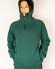 Half Zip Φούτερ Hoodie 2zip Πράσινο