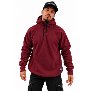 Mandala Half-Zip Hoodie – Μπορντό