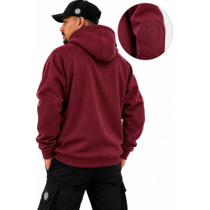 Mandala Half-Zip Hoodie – Μπορντό