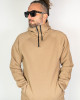 Mandala Half Zip Hoodie - Ανοιχτό Καφέ
