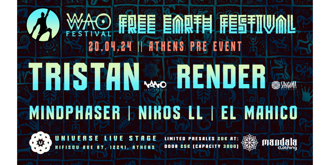 Mandala Clothing Προπώληση Tickets | Free Earth Festival & Wao Festival Pre Event