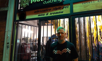 Logic Bomb wearing Mandala Clothing
