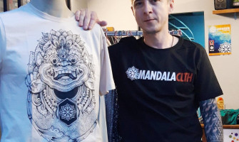 Steeve Sai aka Hudd Wearing Mandala Clothing