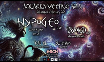 AQUARIUS MEETING VOL 3 Presents HYPOGEO | Προπώληση @Mandala Clothing Stores