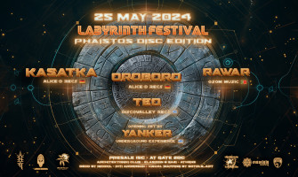 Labyrinth Festival Phaistos Disc Edition 25/5/2024 | Προπώληση @Mandala Clothing Stores