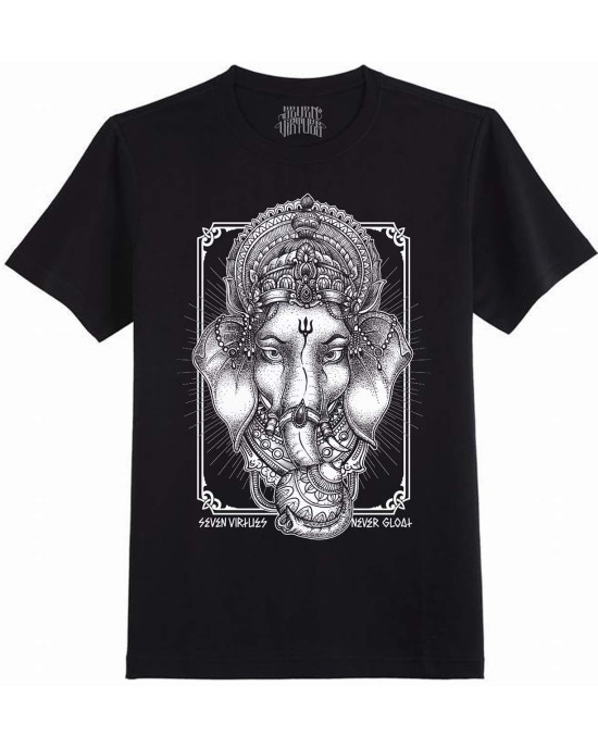 TShirt Seven Virtues Ganesh