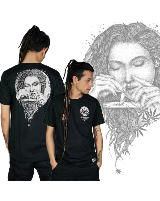 TShirt Seven Virtues Hemp Black 