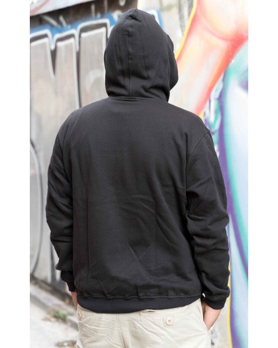 7virtues Φούτερ - Hoodies Label2 Black