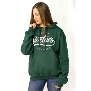 7virtues Φούτερ - Hoodies Label2 Dark Green