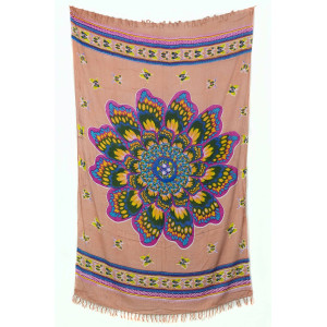 Παρεό Mandala Butterflies Ροζ