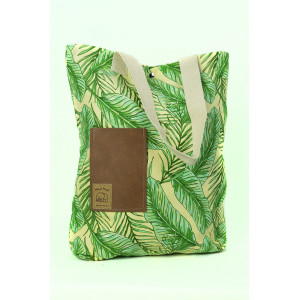 Shopping Bag Floral Green