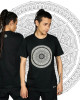 Mandala Circle Tshirt Μαύρο